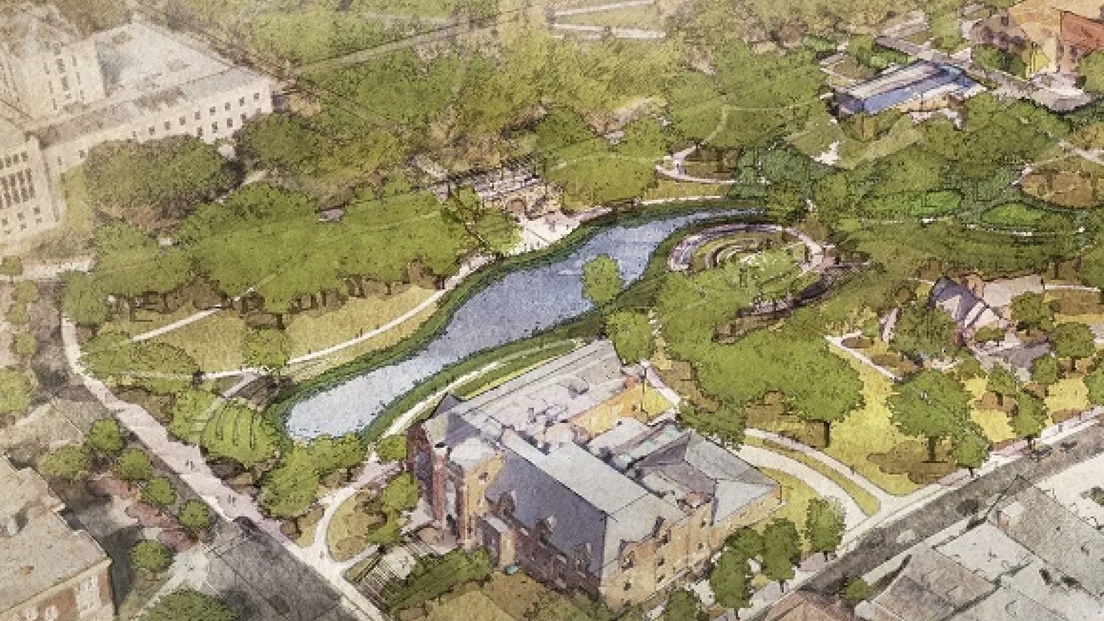 Mirror Lake and Pomerene Restoration