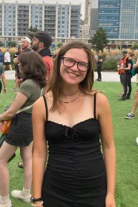 Corina smiling